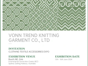 Vonn Trend Knitting Garment представить останню колекцію на Clothing Textile ...